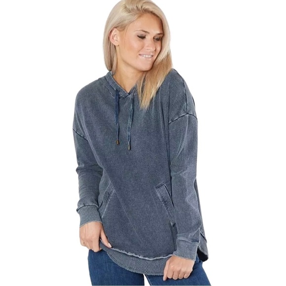 White crow Dakota Hooded Overdized Sweatshirt Hoodie - Picture 1 of 9